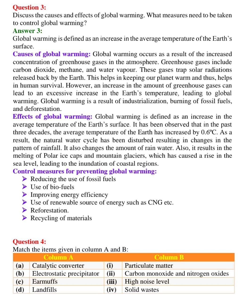 MP Board Solution Class 12th Biology Chapter 16 Environmental Issues ...