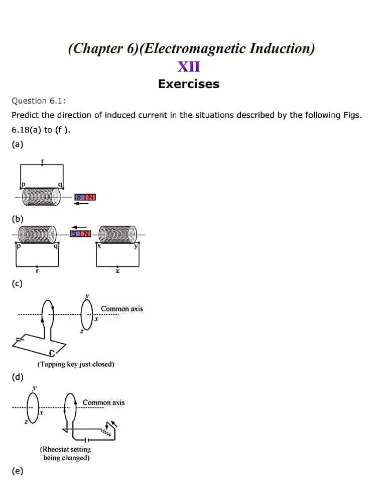 MP Board Solution Class 12th Physics Chapter 6 Electromagnetic ...