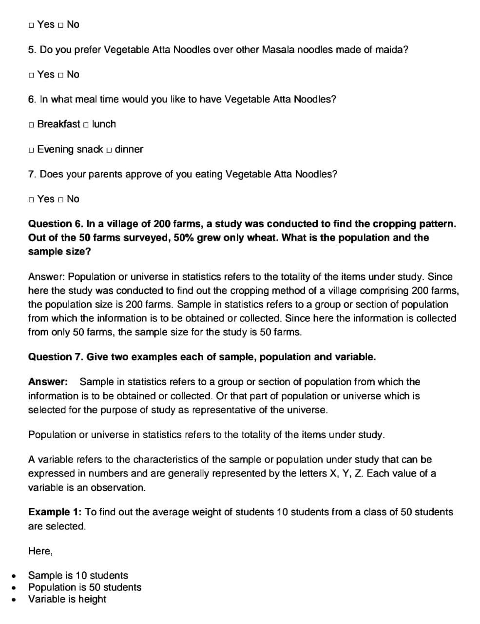 MP Board Solution Class 11th Statistic ( Economics ) Chapter 2 ...